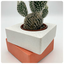 Carica l'immagine nel visualizzatore di Gallery, Vaso Cubo Arancione