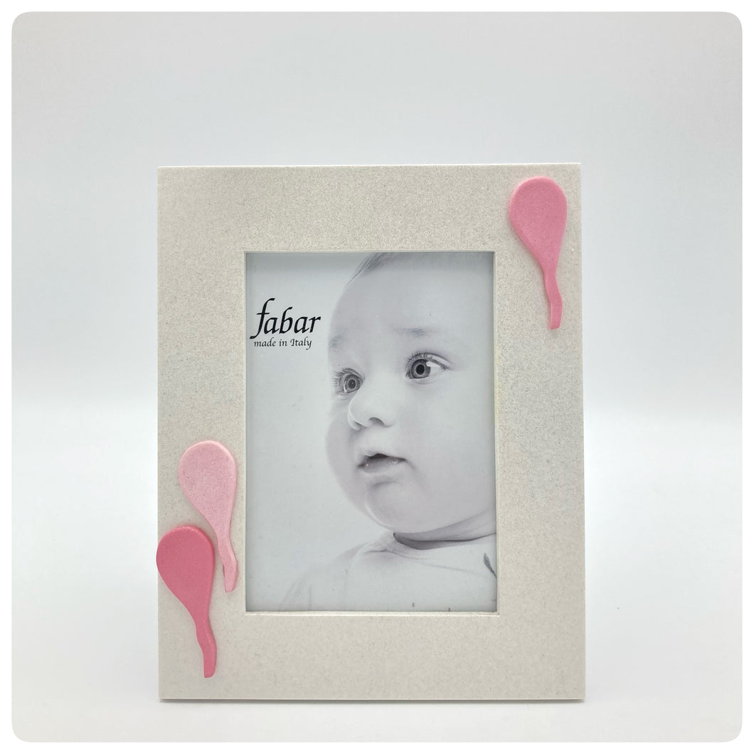 Cornice palloncini Rosa 10x14