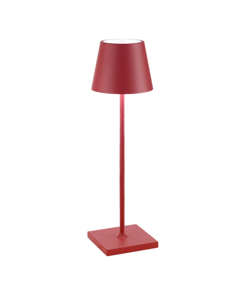 Lampada da tavolo Poldina Pro - Rossa