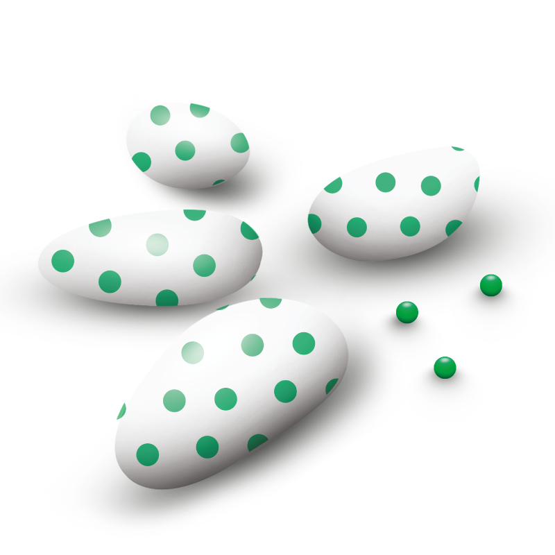 Confetti Ink Pois Verde