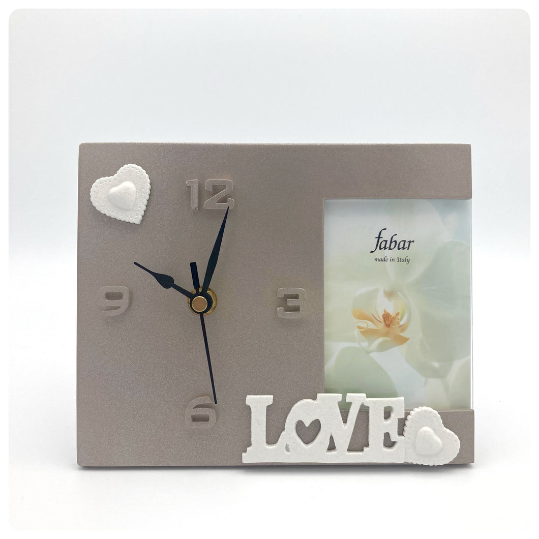 Orologio Portafoto Love