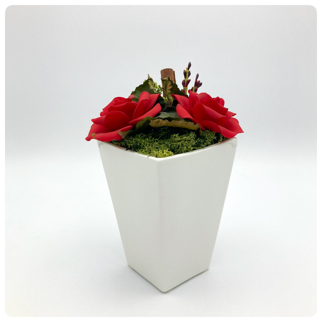 Vaso Due Rose